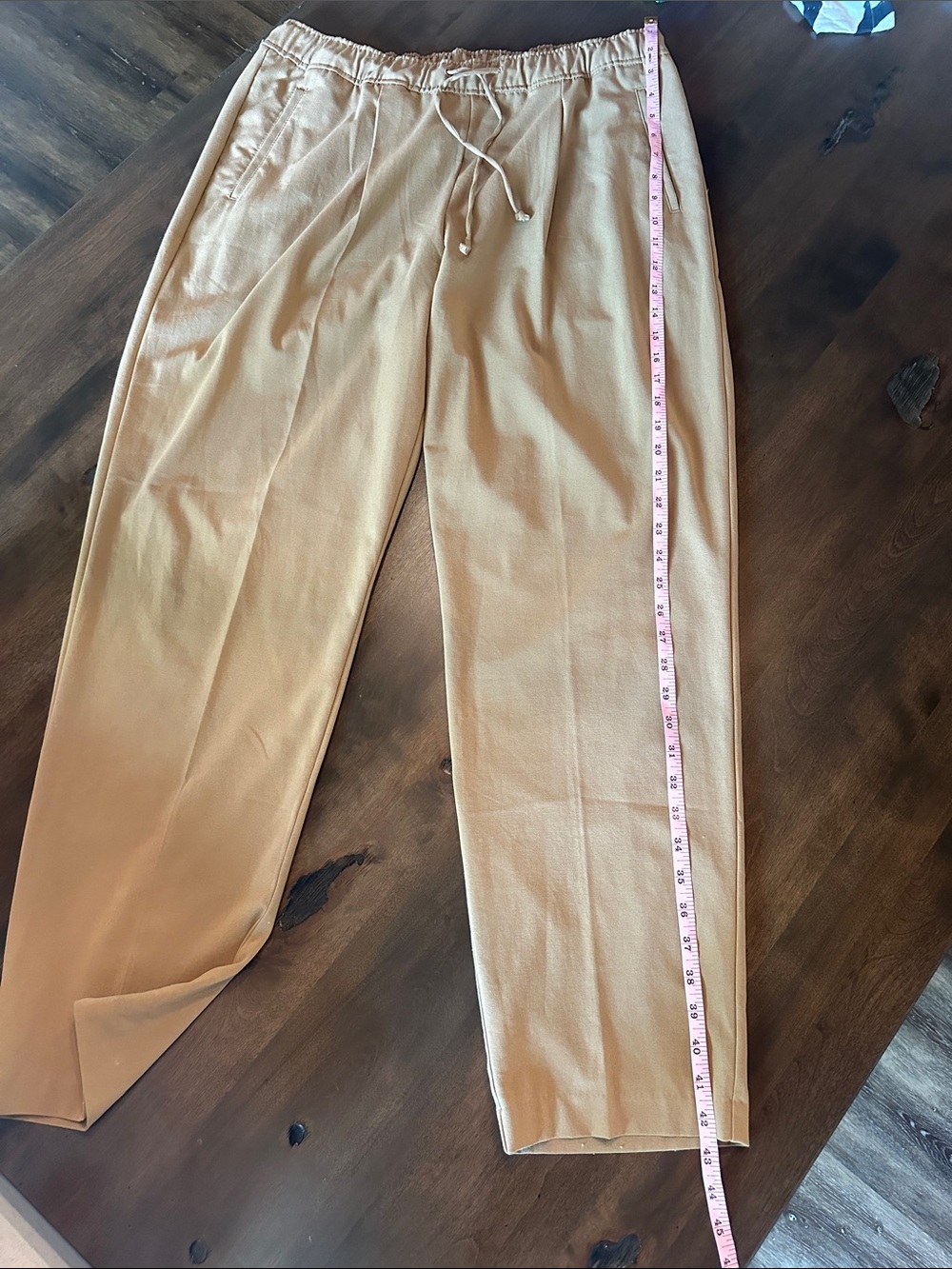 Old Navy Women’s High-Waisted Billie Pull-On Straight Trousers - Size Large Tall - Picture 8 of 10